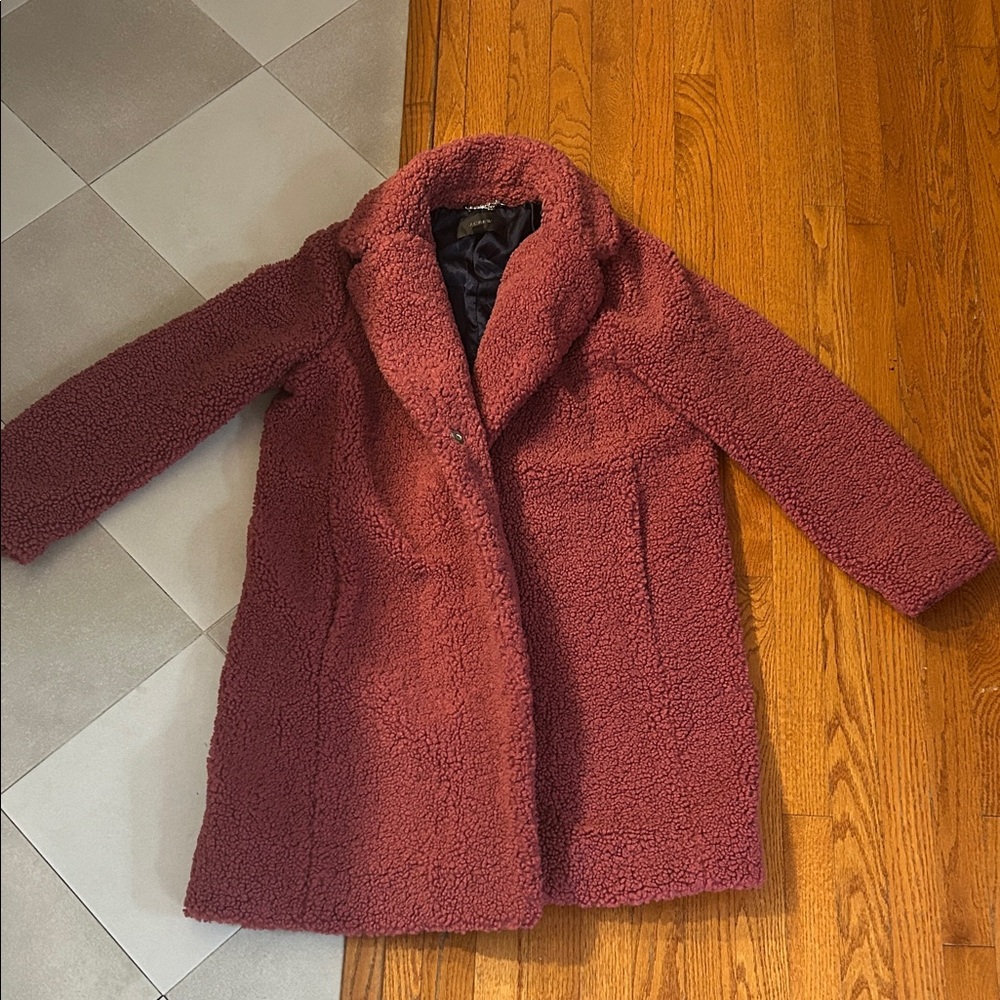 J. Crew Women's Teddy Jacket - Mauve